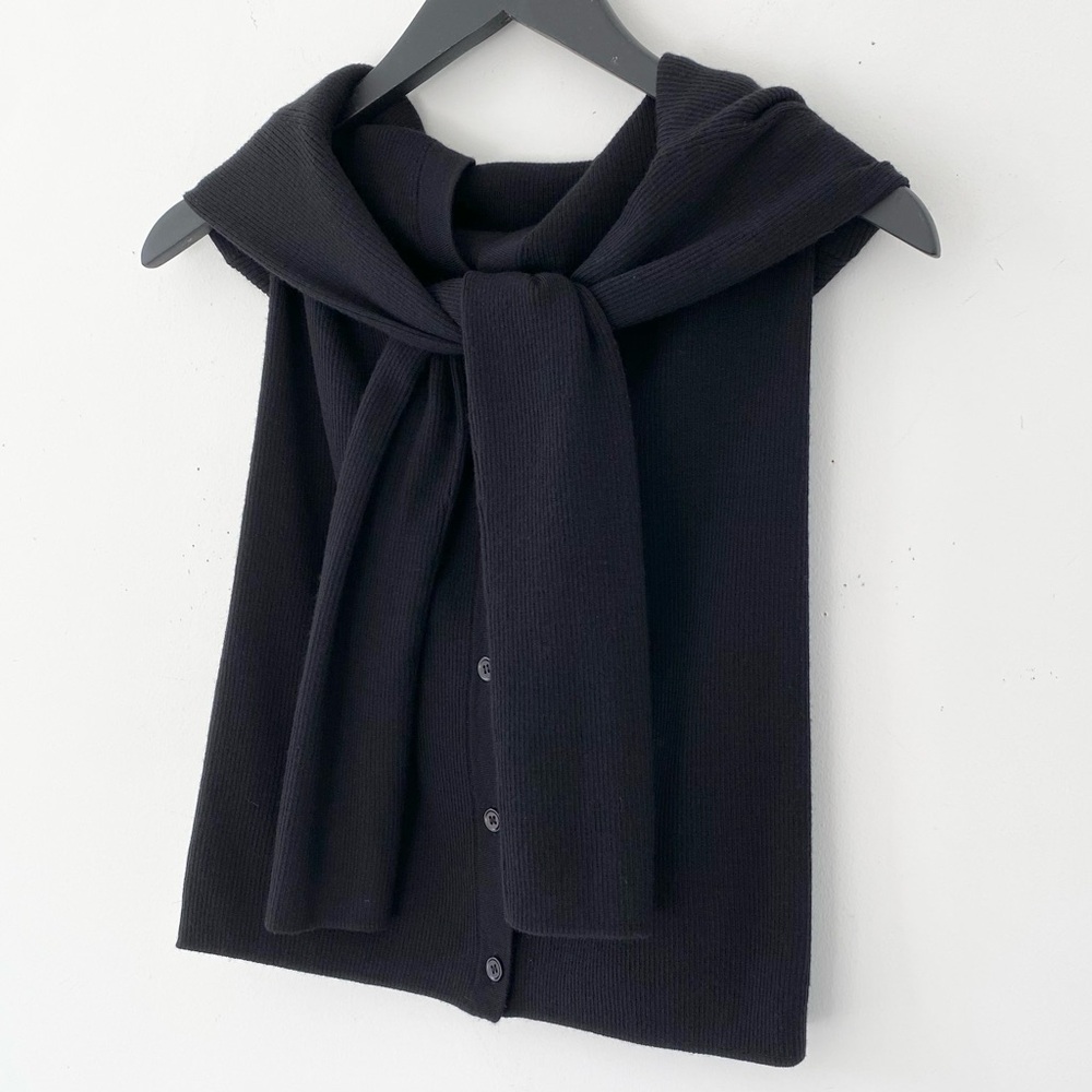 Theory 100% Wool Ribbed Cardigan - Picture 5 of 8